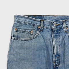 Vintage 90s Levi's 550 Jeans Mens 32x30 Blue Relaxed Fit Light Wash Baggy Denim Pants