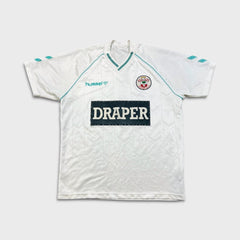 Vintage 1989/91 Hummel Southampton FC Away Shirt Mens Large White Draper Jersey