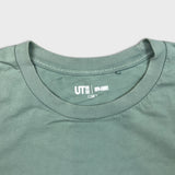 Uniqlo x Spy Family T Shirt Mens Large Green Short Sleeve Anime Pocket Tee