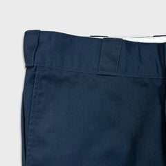 Dickies 874 Pants Mens 34x28 Blue Original Fit Workwear Casual Chino Trousers