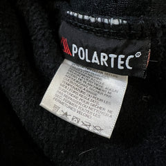 Vintage 90s The North Face Denali Fleece Jacket Mens 2XL Black Polartec Full Zip
