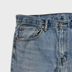 Levi's 516 Jeans Mens 36x34 Blue Slim Straight Leg Light Wash Denim Pants