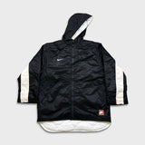 Vintage 90s Nike Sportswear Jacket Mens XL Black Swoosh Full Zip Outdoor