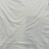 Vintage 80s Blank T Shirt Mens Medium White Single Stitch Basic Short Sleeve Tee