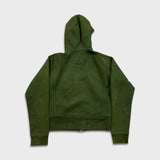 Lululemon Scuba Hoodie Womens Small Green Full Zip Sports Hooded Sweater