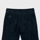 Lululemon Sweatpants Womens Size 8 Black Wide Leg Relaxed