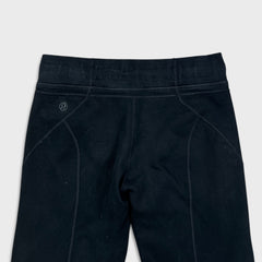 Lululemon Sweatpants Womens Size 8 Black Wide Leg Relaxed