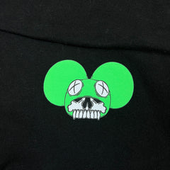 2023 Deadmou5 T Shirt Mens Medium Black Skull Graphic Short Sleeve Band Tee