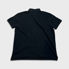 Polo Ralph Lauren Shirt Mens 2XL Black Pony Slim Fit Casual Preppy Short Sleeve