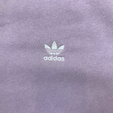 Adidas Sweatshirt Womens Small Pink Original Trefoil Spell Out Pullover Crewneck