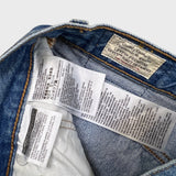 Levi's 501 Jeans Womens 25x30 Blue Original Fit Straight Distressed Medium Wash Pants