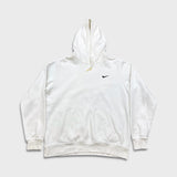 Nike Sportswear Hoodie Mens XL White Swoosh Pullover Hooded Sweater