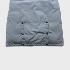 Canada Goose Kensington Parka Womens Medium Gray Down Real Coyote Fur Coat 2506L