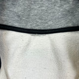Vintage Y2K Nike Sportswear Sweatshirt Mens 2XL White Swoosh Full Zip Sweater
