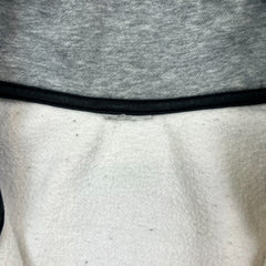 Vintage Y2K Nike Sportswear Sweatshirt Mens 2XL White Swoosh Full Zip Sweater