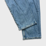 Levi's 551 Z Jeans Mens 30x32 Blue Straight Fit Light Wash Embroidered Logo Denim Pants