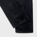 Vintage Y2K Levi's 505 Jeans Mens 32x32 Black Regular Fit Straight Leg Dark Wash Denim Pants