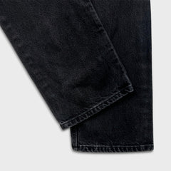 Vintage Y2K Levi's 505 Jeans Mens 32x32 Black Regular Fit Straight Leg Dark Wash Denim Pants