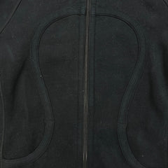 Lululemon Scuba Hoodie Womens Size 8 Black Full Zip Sports Hooded Sweater