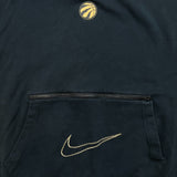 Nike Toronto Raptors Hoodie Mens 3XL Black City Edition Courtside NBA Basketball Hooded Sweater