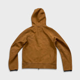Nike Sportswear Hoodie Mens Medium Brown Tech Fleece Full Zip Hooded Sweater