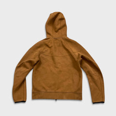 Nike Sportswear Hoodie Mens Medium Brown Tech Fleece Full Zip Hooded Sweater