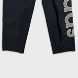 Adidas Originals Track Pants Mens Large Black Relaxed Spell Out Athletic