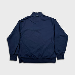 Nautica Sweatshirt Mens Large Blue 1/4 Zip Spell Out Pullover