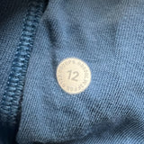 Lululemon Perfectly Oversized Hoodie Womens Size 12 Blue Terry Hooded Sweater
