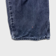 Dickies Pants Mens 36x32 Blue Faded Wash Carpenter Hammerloop Workwear Canvas Pants