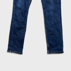 Levi's 511 Jeans Mens 32x32 Blue Slim Fit Mid Rise Dark Wash Stretch Denim Pants