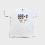 Vintage 90s Whats Better Than a 6 Pack Beer T Shirt Mens 2XL White USA Novelty Tee