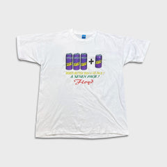 Vintage 90s Whats Better Than a 6 Pack Beer T Shirt Mens 2XL White USA Novelty Tee