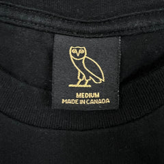 October's Very Own x Toronto Raptors T Shirt Mens Medium Black OVO Basketball Tee
