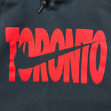 Nike Toronto Hoodie Mens Large Black Sportswear Graphic Hooded Sweater
