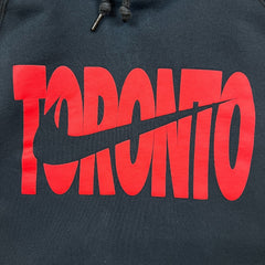 Nike Toronto Hoodie Mens Large Black Sportswear Graphic Hooded Sweater