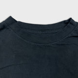Vintage 90s Blank T Shirt Mens Medium Black Faded Classic Short Sleeve Tee