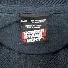 Vintage 1992 Labatt Genuine Draft Beer T Shirt Mens XL Black Faded Single Stitch Tee