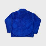 Vintage 90s Patagonia Synchilla Fleece Mens Medium Blue Deep Pile USA 1/2 Zip Jacket