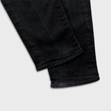 Levi's 514 Jeans Mens 28x30 Black Slim Straight Faded Dark Wash Stretch Denim Pants