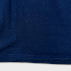 Vintage 90s Adidas T Shirt Mens Large Blue 3 Stripes Athletic Short Sleeve Tee