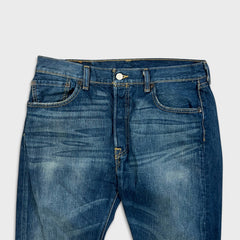 Levi's 501 Jeans Mens 34x30 Blue Original Fit Straight Leg Dark Wash Denim Pants