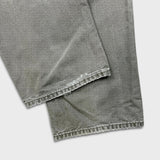 Carhartt Pants Mens 32x29 Green Original Dungaree Fit Workwear Distress Carpenter