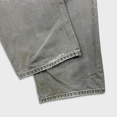 Carhartt Pants Mens 32x29 Green Original Dungaree Fit Workwear Distress Carpenter