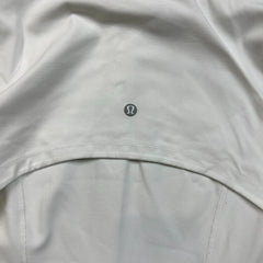 Lululemon Define Hooded Jacket Womens Size 8 White Sports Full Zip