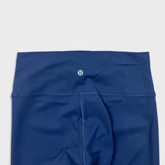 Lululemon Wunder Train High-Rise Crop 23" Womens Size 8 Blue Yoga Leggings