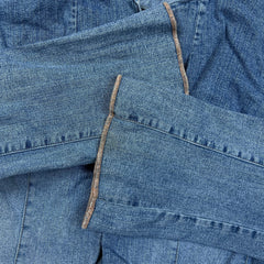 Vintage Y2K Baby Phat Jean Jacket Womens Medium Blue USA Button Up Crop Denim
