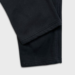 Adidas Sweatpants Mens Medium Black Spell Out Wide Leg Fleece Comfort Jogger