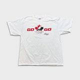 Vintage 2002 Circa Molson Team Canada T Shirt Mens XL White NHL Hockey Tee