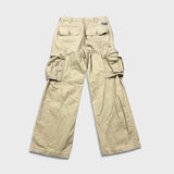 Vintage Y2K Ecko Unltd Pants Mens 30x30 Beige Relaxed Fit Wide Leg Baggy Cargo